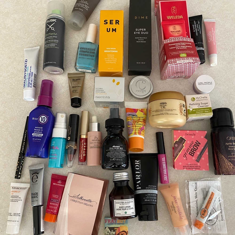 Lot of many beauty items